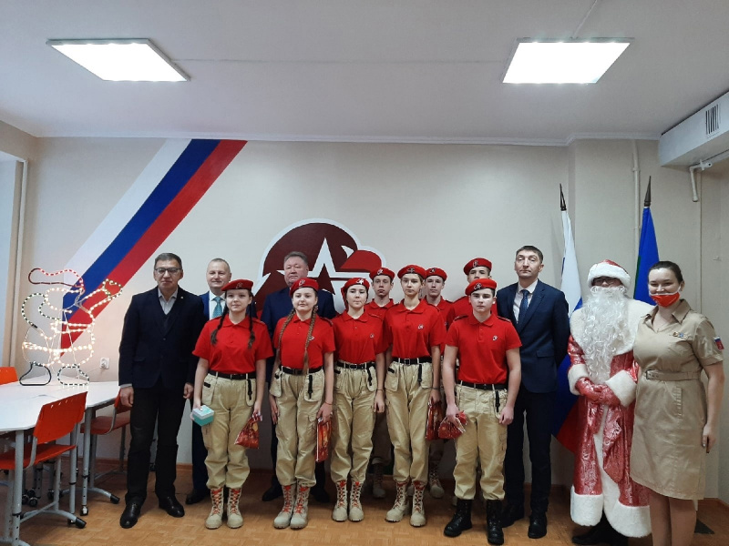 В Усинске появилась комната для юнармейцев