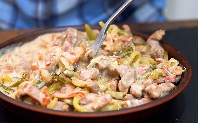 Мясо по-курземски