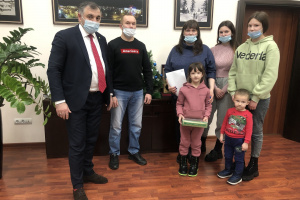 Семья Чупровых из деревни Денисовка получила социальную выплату на покупку или строительство жилья