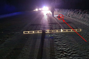 Под Усинском насмерть сбили пешехода