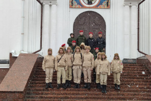 Юнармейцы Усинска приняли участие в Республиканском военно-патриотическом Троицком слете «Служу Отечеству»
