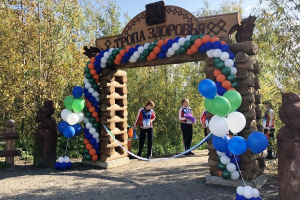 В день празднования 35-летия в Усинске торжественно открыли вторую часть «Тропы Здоровья»